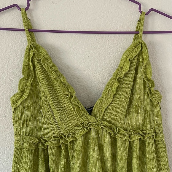 Green Mini Dress | Small - Picture 3 of 8